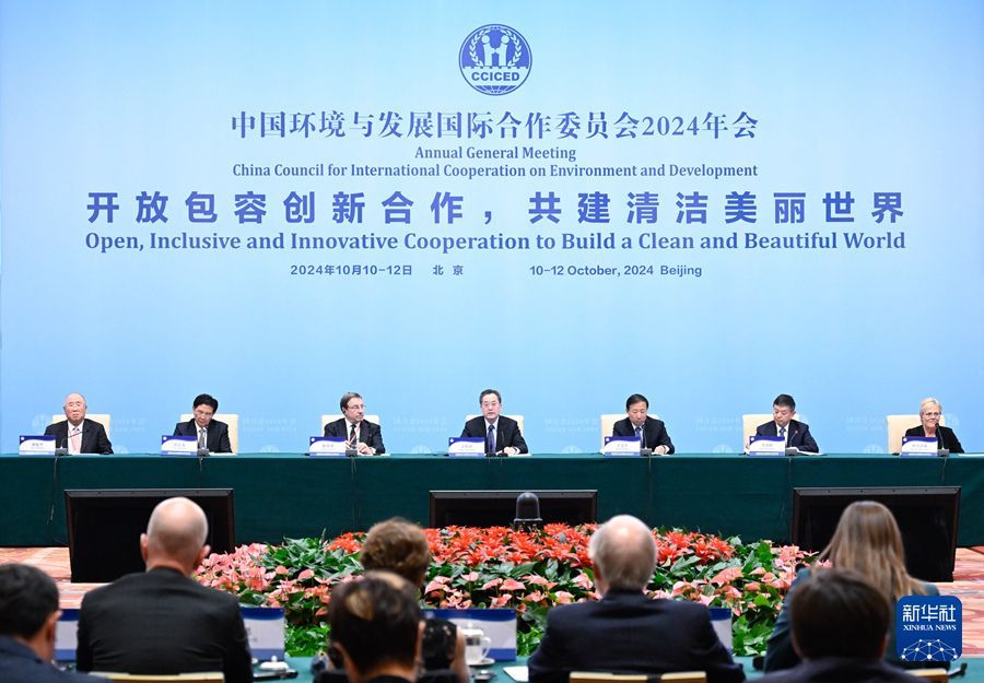 丁薛祥出席中国环境与发展国际合作委员会2024年年会并讲话