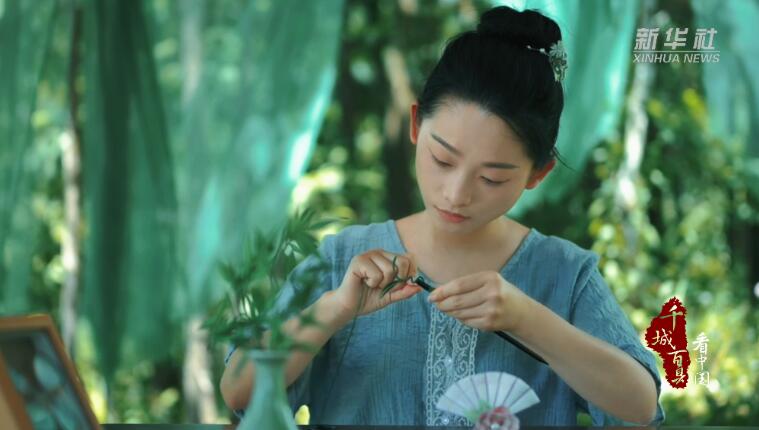 千城百县看中国·传承|缠花