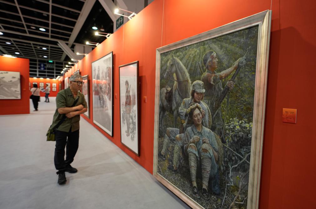 纪念抗战胜利80周年名家名作展在港举办