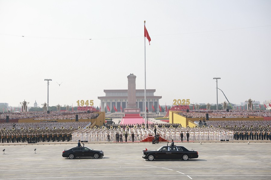 纪念中国人民抗日战争暨世界反法西斯战争胜利80周年大会在京隆重举行 习近平发表重要讲话并检阅受阅部队