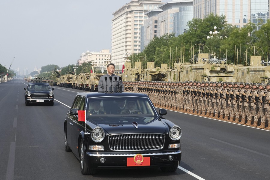 纪念中国人民抗日战争暨世界反法西斯战争胜利80周年大会在京隆重举行 习近平发表重要讲话并检阅受阅部队